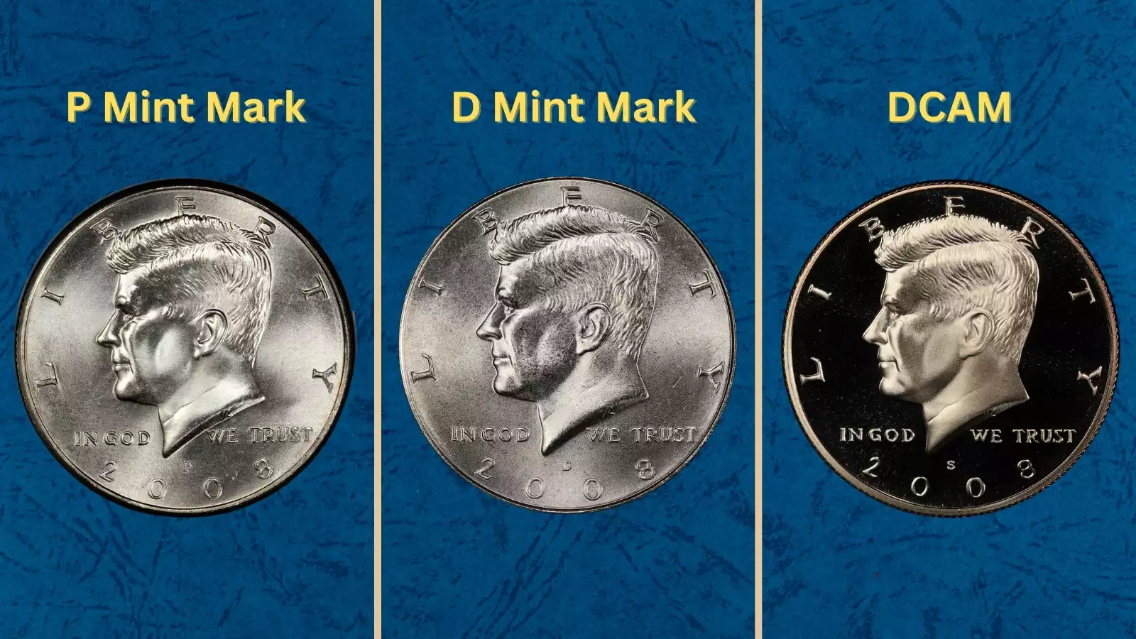 Philadelphia or Denver Mint facility where 2008 Kennedy half dollars were produced